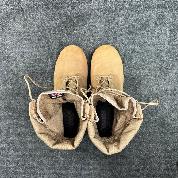 Altama Combat Boots Men's‎ Size 10R Tan Suede Tactical Vibram Outdoor Work Boots - Picture 9 of 15